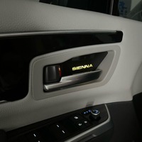 Pour Toyota Sienna Grivia LED RGB chassant la lampe de bol de porte intérieure de voiture facile à installer Kit de lumières ambiantes intérieures automatiques