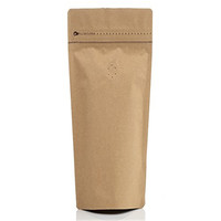 Sacs de poche à fermeture éclair en papier kraft debout et étanches à l'humidité Sacs en papier kraft avec fermeture à glissière