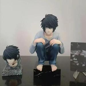 Figurine de Manga et Anime <span class=keywords><strong>Death</strong></span> <span class=keywords><strong>Note</strong></span>, Statue de Yagami Light assis avec deux mains modifiées, Figura en PVC, Jouet, Cadeau - Product Image 4