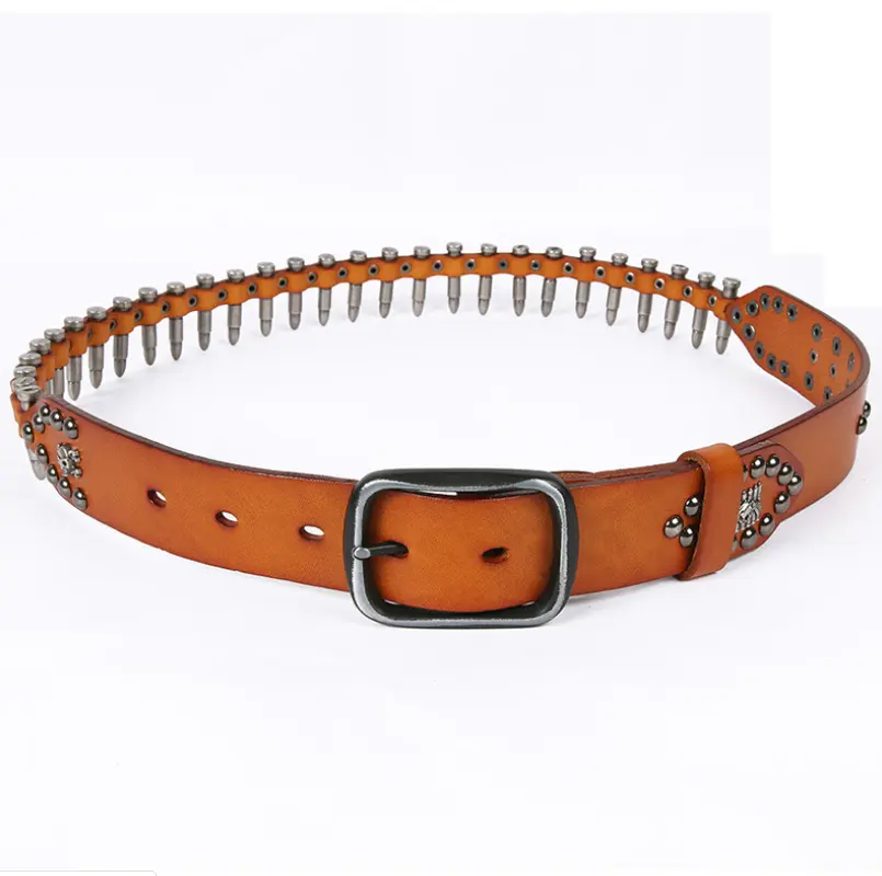 Fashion Bullet Belt For man/Metal Belt