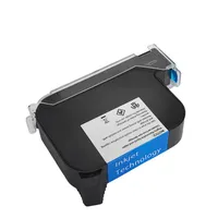 12,7mm 25,4mm Lösungsmittelbasierte Nachgefüllte Schwarze Tintenpatrone für HP45 für HP TIJ 2.5 Handheld-Tintenstrahldrucker
