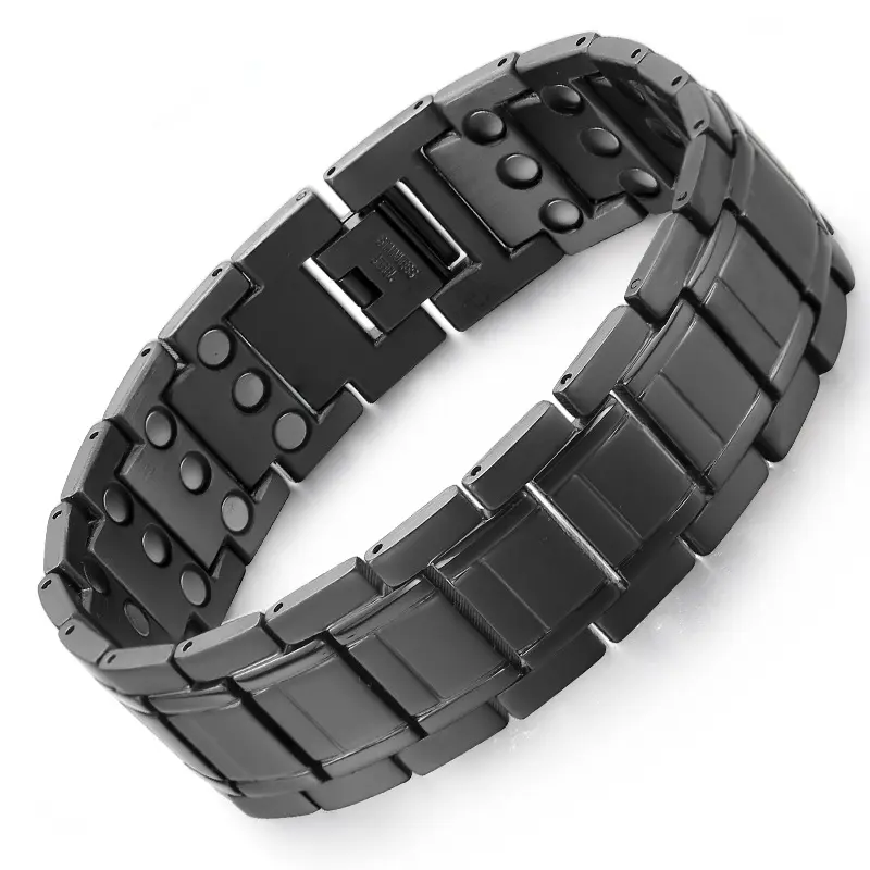 Titanium Steel Bracelet Fashion Jewelry Custom Energy Magnetic Bracelet Watch Band Men's Women's Bracelet