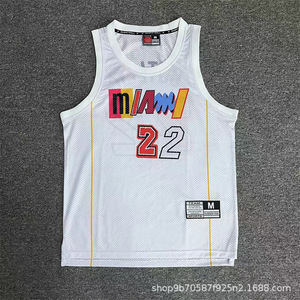 <span class=keywords><strong>Camiseta</strong></span> de malla de estilo retro americano Chaleco de baloncesto con estampado digital con - Product Image 6