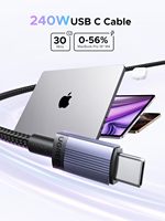 Câble USB C vers USB C UGREEN 240W, câble USB C de charge rapide pour Steam Deck, 6,6 pieds