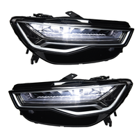 Pour Audi A6 C7 2012 2013 2014 2015 2016 2017 2018 Remplacement des phares LED avec mise à niveau DRL blanc, accessoires de conversion halogène vers LED