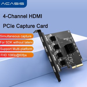 Acasis Thẻ Chụp PCIe Tốc Độ Cao + Chất Lượng Thẻ Quay Video 4 CH 1080P/4K <span class=keywords><strong>HD</strong></span> Để Phát Trực Tiếp - Product Image 2