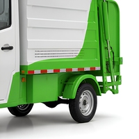Camion compacteur électrique pour la collecte des déchets, véhicule de voirie haute capacité pour le nettoyage des rues
