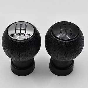Car Gear <b>Shift</b> <b>Knob</b> Black Silver Manual 5 Speed For Suzuki SX4 Plastic <b>Knob</b> - Product Image 2