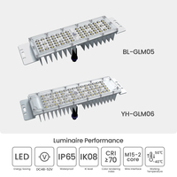 Projecteurs LED à module SMD2835 50W DC48V à très haute luminosité, indice de protection IP65, blanc naturel, 8000lm, garantie 3 ans pour le sport