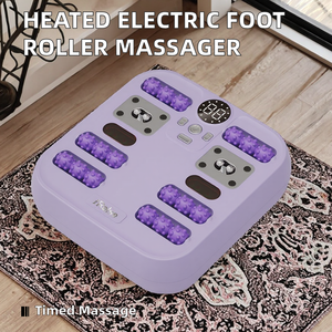 King Relax Electric Roller <b>Vibration</b> with Heat and Timing <b>Control</b> Foot Massager - Product Image 2