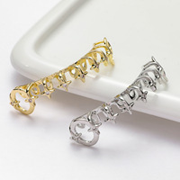 Grillz CZ Hollow Fang, Bijoux dentaires Hip Hop, Accessoires de mode punk et streetwear pour la scène de rap, pour hommes et femmes, Vente en gros