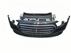 Para <span class=keywords><strong>Mercedes</strong></span> Benz <span class=keywords><strong>AMG</strong></span> W214 Clase <span class=keywords><strong>E</strong></span> Parachoques delantero y trasero con recortes de luz antiniebla Piezas de automóvil de plástico ABS Estado usado - Product Image 2