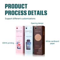 Boîte en papier personnalisée de luxe pour diffuseur de parfum avec trou, emballage de luxe en gros pour huiles essentielles