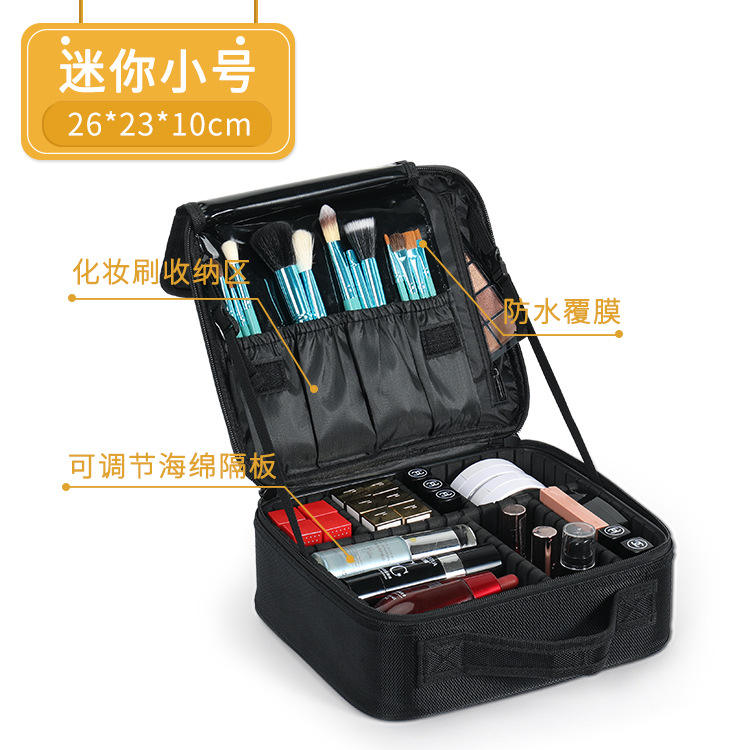 ขนาดเล็ก ผ้าอ็อกซ์ฟอร์ดสีดำ