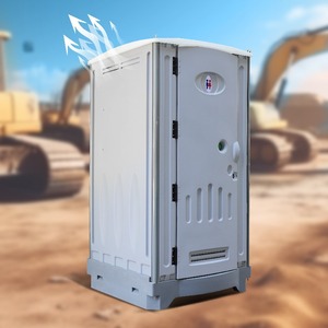 Toilette Portatile Moderna a Installazione Rapida per Esterni in HDPE con WC in Ceramica per Scuole e Appartamenti - Product Image 5