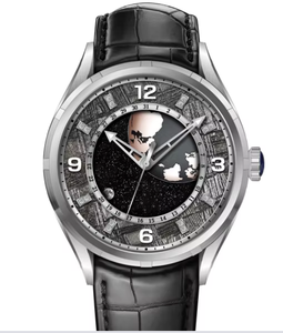 Montre à quartz personnalisée pour hommes, cadran terrestre, montre de sport de luxe, antichoc, étanche et lumineuse. - Product Image 1