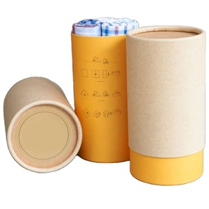 Wholesale Luxury Gift Packaging Round Cylinder Tube Paper Box For Flower