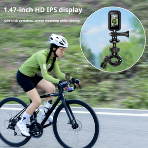 Cámara Deportiva <span class=keywords><strong>HD</strong></span> Portátil con Batería de Larga Duración, Pantalla de 1.47'', Cámara 2K, Magnética, para Ciclismo al Aire Libre, Grabadora de Vlogs - Product Image 3