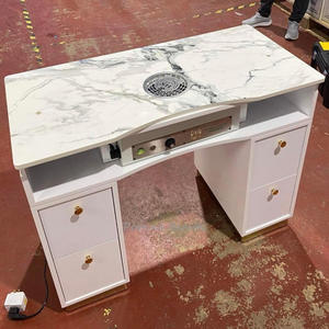 2026 <span class=keywords><strong>MESA</strong></span> DE <span class=keywords><strong>MANICURA</strong></span> individual resistente a la acetona barata moderna Escritorio de uñas con salidas - Product Image 6