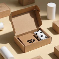 Boîtes d'emballage personnalisées imprimées en couleur, boîtes postales en papier pour l'expédition de bougies, vêtements, cartons ondulés