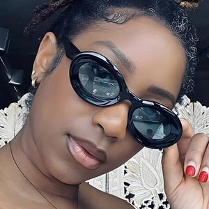 แว่นตากันแดดทรงรีแนวพังก์เคิร์ทโคเบนสำหรับผู้ชายและผู้หญิงแว่นตากันแดดทรงรีแว่นตาฮิปฮอปใช้ได้ทั้งชายและหญิงแว่นตา oculos UV400ใหม่2024 - Product Image 4