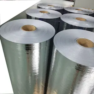 Flammability Index Low 5 Roof And Wall Sarking Wrap Radiant Barrier Aluminum Foil Laminated Woven Fabric