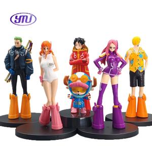 Figuras de Acción de One Piece, 6 Estilos, Cabeza de Huevo, <span class=keywords><strong>Luffy</strong></span>, Zoro, Sanji, Nami, Chica Bonita en Postura de Pie, Gran Venta - Product Image 1