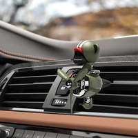 Diffuseur de parfum solide longue durée pour intérieur de voiture, désodorisant anti-odeurs avec tête oscillante, clip de ventilation pour parfum de voiture