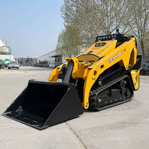 Livraison gratuite, chargeuse frontale et arrière, petite chargeuse à chenilles V1000, tous les certificats sont complets, chargeuse à chenilles diesel - Product Image 4