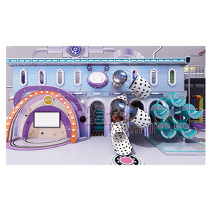 Aire de jeux intérieure Aventure Interstellaire |   Centre de jeux pour enfants personnalisé avec toboggans et trampolines - Product Image 4