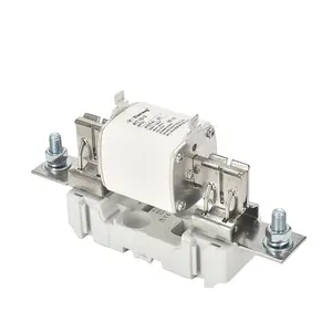 Low Voltage NT2 Hrc Din Rail 500VAC 690VAC 400A Fuse Base For Industrial Application