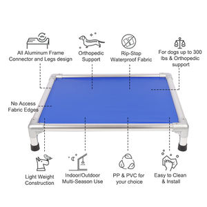 Cama de enfriamiento elevada para mascotas, sofá de aleación de aluminio para perros - Product Image 2