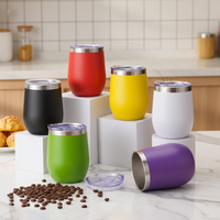 Tasse à café en acier inoxydable 12oz, tasse Thermos