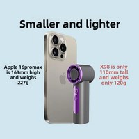 Vente directe usine – Mini ventilateur portable sans pales haute vitesse, rechargeable par USB, longue autonomie, robuste, portable, moteur sans balais pour extérieur