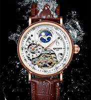 Benutzer definiert Ihr eigenes Logo KINYUED J116 Uhren Relojes Fashion Wrist Luxus Herren Wasserdichte Montre Automatische mechanische Uhr für Herren