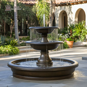 Satılık açık bahçe dekoratif bronz 2 Tier su çeşmesi - Product Image 6