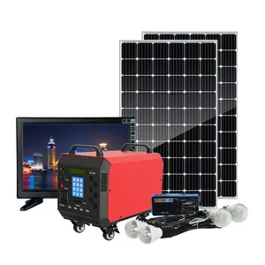 Better Price Solar lighting system kit With Charger Off Grid 660W Solar Energy Storage System for Residential appliance