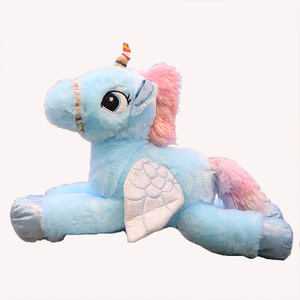 Nouveau design coloré grand peluche licorne jouet cadeau doux animaux en peluche pour <span class=keywords><strong>les</strong></span> enfants cadeau - Product Image 3