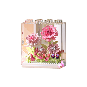 NUEVOS Bloques Nano de Rosas y Girasoles, Mini Bloques de Construcción de Dibujos Animados, Juguetes para Niños CLC7323-7326 - Product Image 2