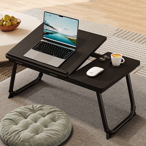 Foldable <strong>Computer</strong> <strong>Desk</strong> | Height <strong>Adjustable</strong> Bedroom Simple <strong>Desk</strong> | Portable <strong>Computer</strong> <strong>Desk</strong> with Cup Holder - Product Image 5