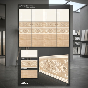 Azulejos de Cerámica Rectificados Digitales Impermeables de 300x600mm con Acabado Brillante Efecto Madera para Baños, Exteriores e Interiores de Pasillos - Product Image 3