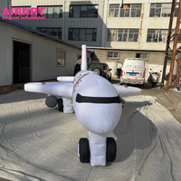 Modèle d'avion publicitaire gonflable personnalisé pour la décoration de salon et de fête & Jouet d'avion gonflable