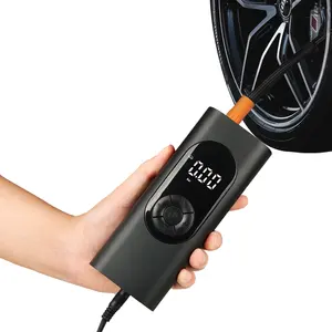 Pompa Udara Tanpa Kabel Mini Portabel Inflator Ban Otomatis Toppers Cupcake Tinggi untuk Dekorasi Pesta Mobil Display LED 12V Nirkabel