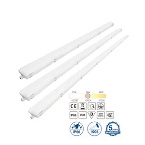 Nhà Máy Giá siêu thị không thấm nước cao lumen chống ăn mòn LED triproproof ánh sáng