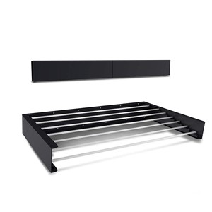 New 120cm treo tường mở rộng Sấy Giá 7 thanh nhôm trong nhà ngoài trời sử dụng tiết kiệm không gian có thể gập lại thiết kế kim loại cho phòng tắm - Product Image 5