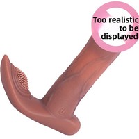 Kabelloser Ferngesteuerter Künstlicher Penis-Vibrator für Damen, Klitoris-Stimulation für Masturbation, Wasserdicht