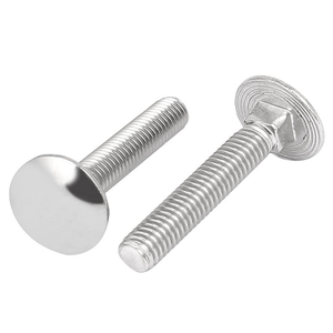 LEITE Wholesale Cheapest DIN603 Flat Head Metric HDG Hot Dipped Galvanized <strong>Carriage</strong> <strong>Bolt</strong> and Nut - Product Image 3