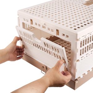 Gabbia da Viaggio Pieghevole in Plastica per Uccelli, Facile da Pulire, <span class=keywords><strong>Box</strong></span> per Addestramento e Rilascio Piccioni 43x28x24cm per 6-8 Piccioni, Marca YZ - Product Image 4