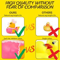 Figurine en plastique personnalisée avec logo pour machine à griffes, 8cm 9cm, Canard Jaune, Décoration de fête, En stock