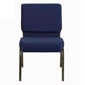 Chaise d'église rembourrée en tissu emboîtable, de haute qualité, élégante et économique, pour conférences, théâtres et formations - Product Image 3